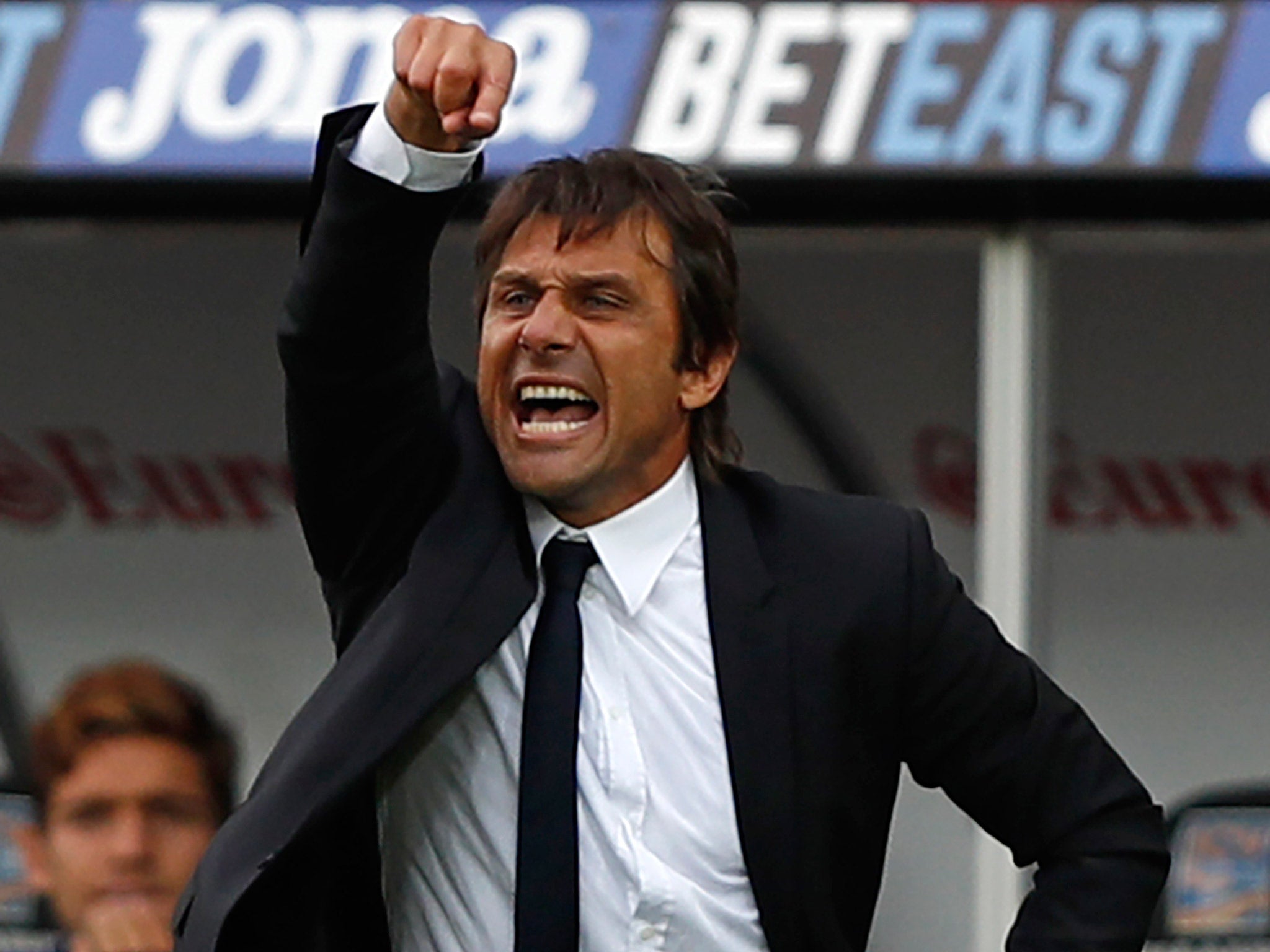Antonio Conte takes charge of his fifth match as Chelsea manager against Liverpool