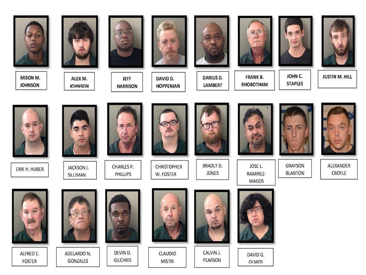 32 people arrested in child sex sting