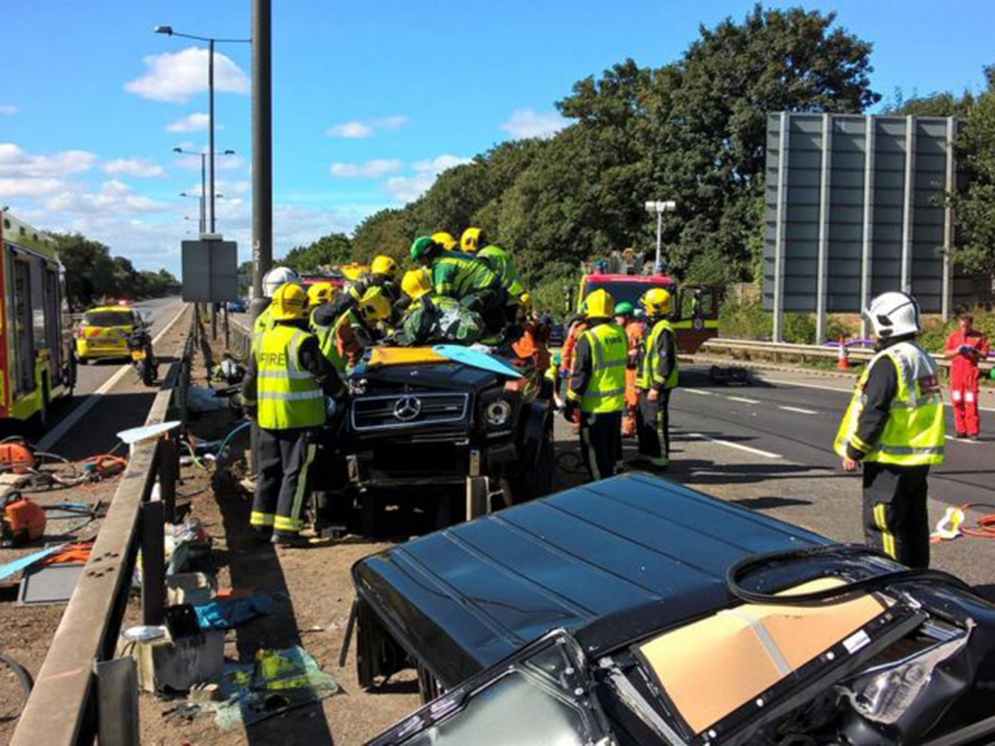 Souare was airlifted to hospital were it was confirmed he had broken his leg