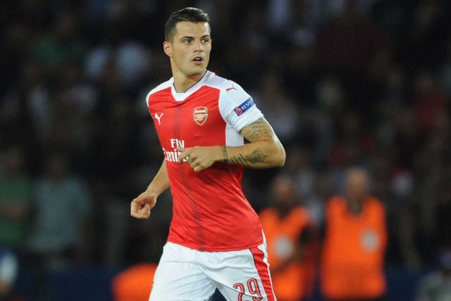 Granit Xhaka has come under fire from some Arsenal supporters