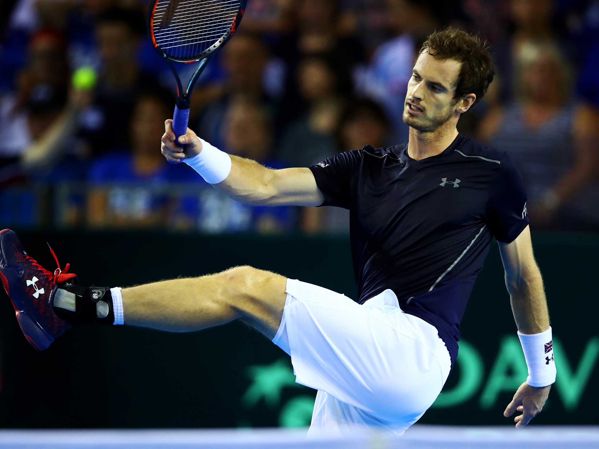 It proved to be a night of frustration for Murray