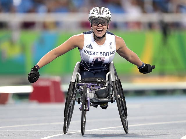 Hannah Cockroft’s win in the T34 800 metre final saw Britain match its 2012 haul