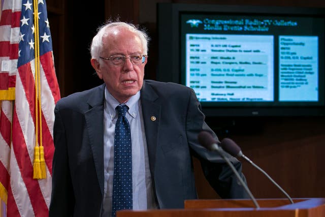 Bernie Sanders, US Senator for Vermont and former Democratic Presidential candidate