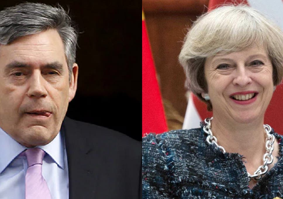 Image result for gordon brown theresa may