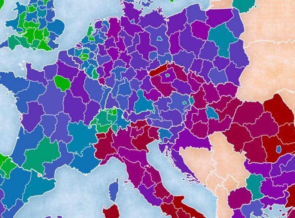 This Map Shows The Most Educated Places In Europe Indy100 Indy100