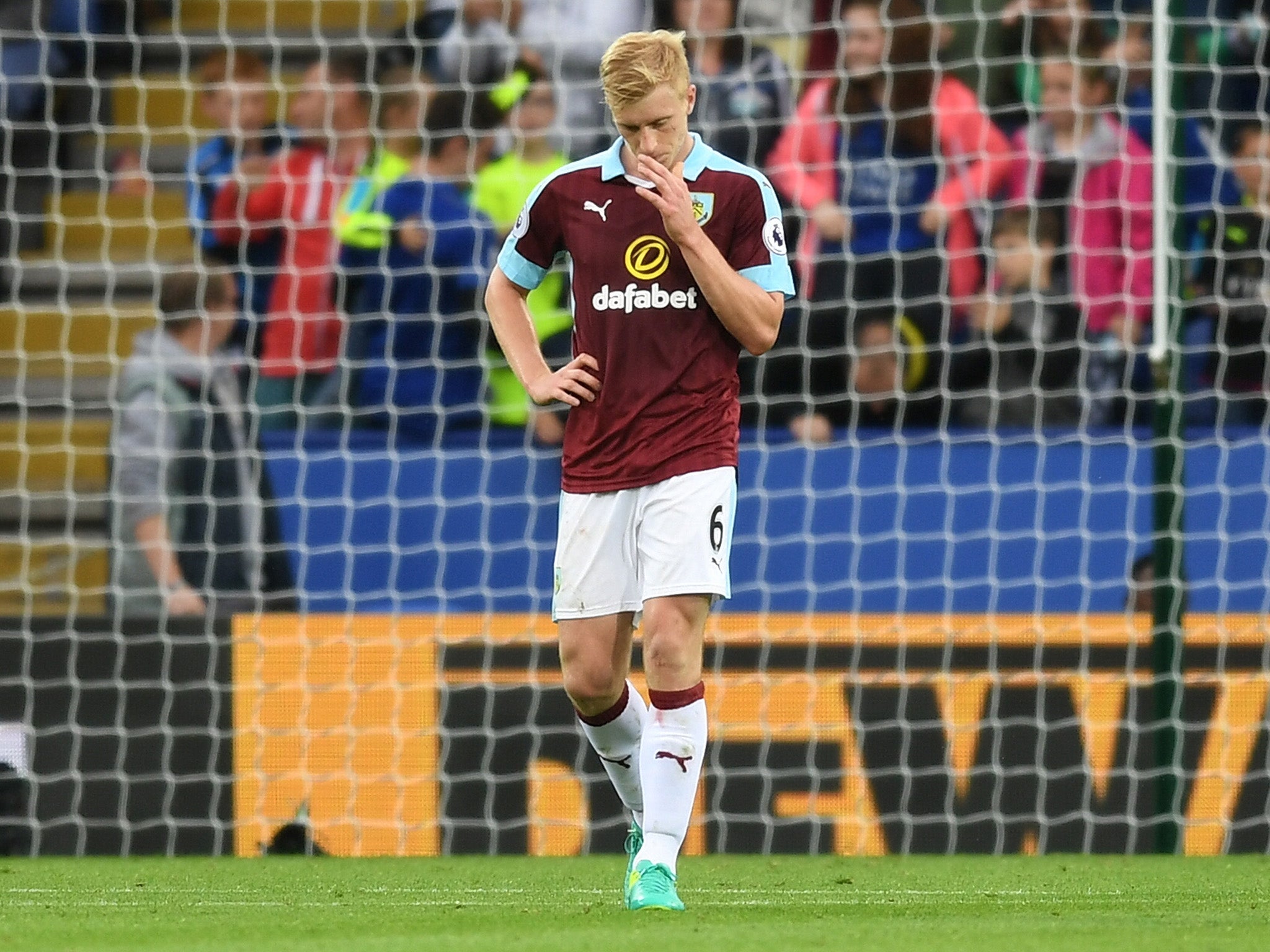 Ben Mee scored an own goal in the second half