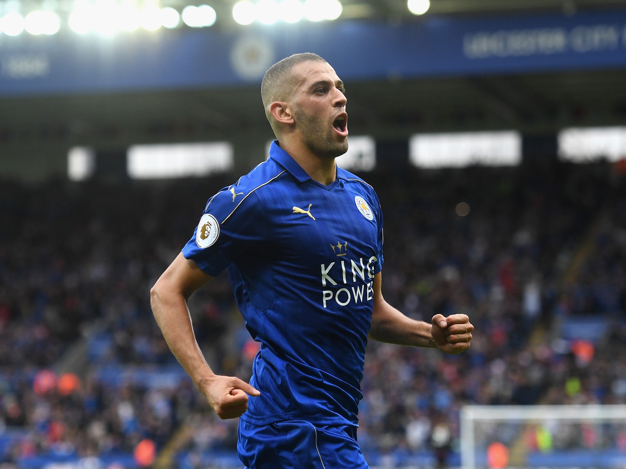 Islam Slimani got his Leicester career off to a flying start