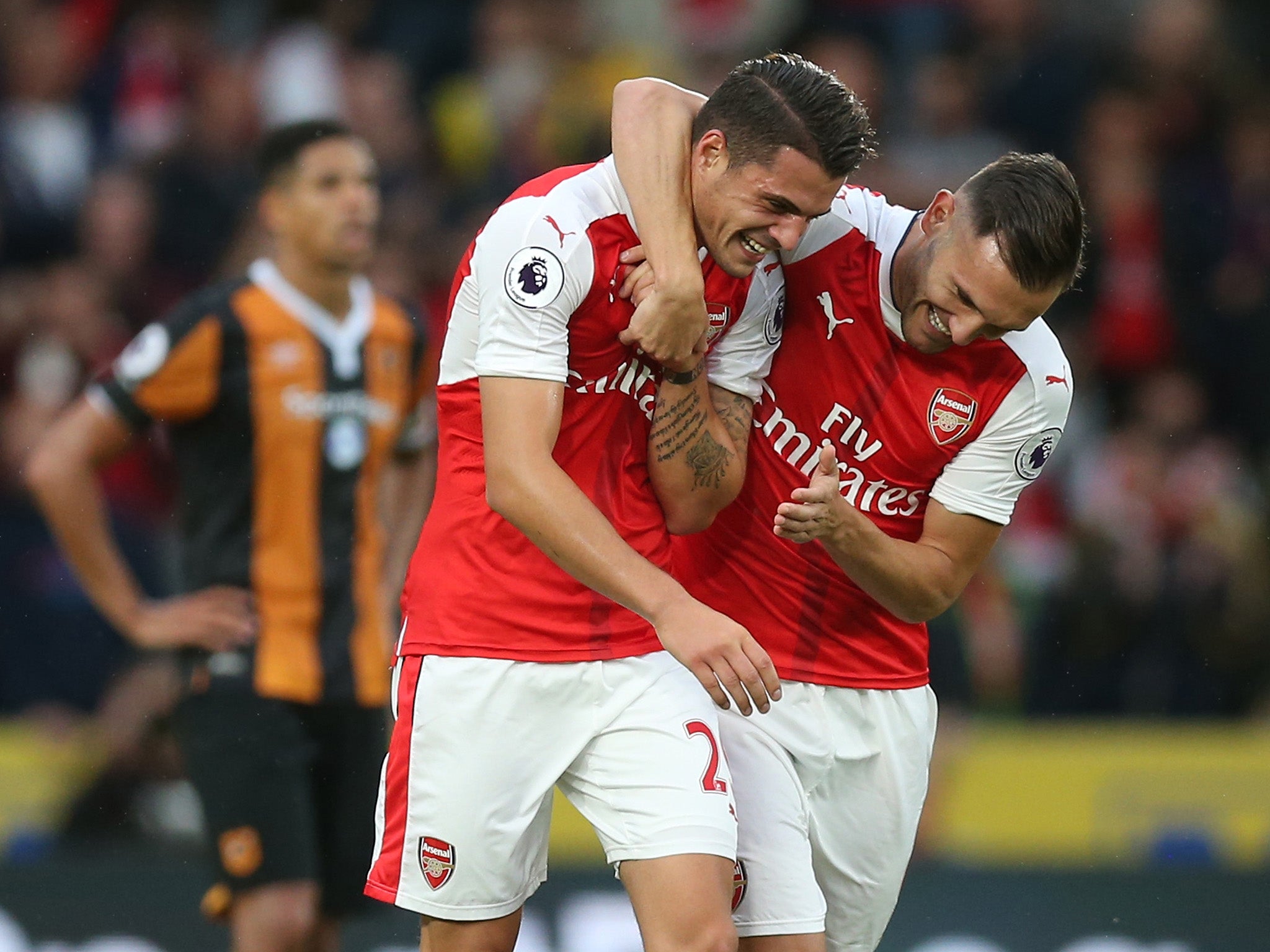 Granit Xhaka scored a goal of the season contender