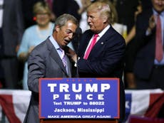 Donald Trump invites Nigel Farage to attend second US presidential debate