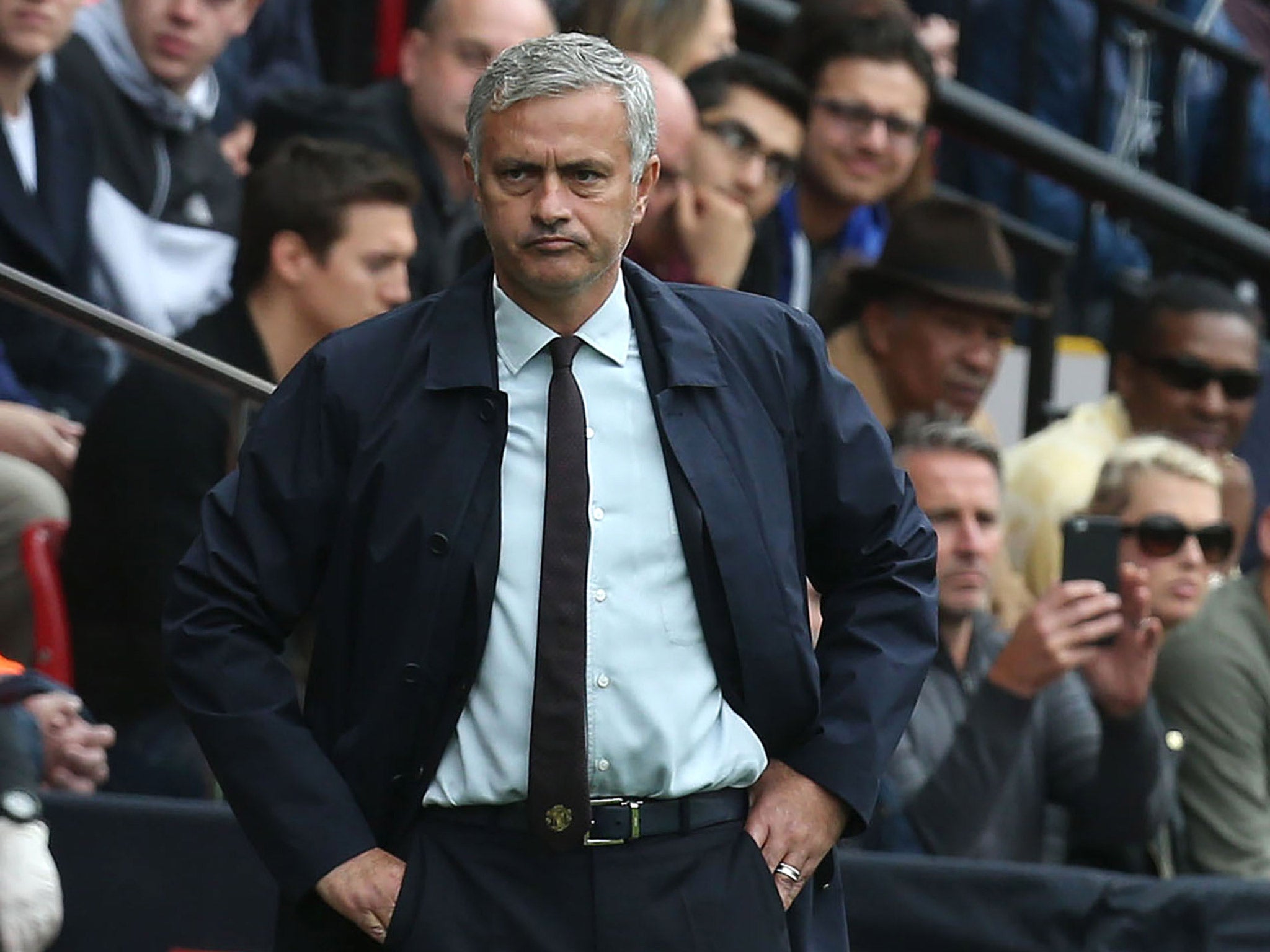 Mourinho was criticial of his players for conceding the second goal