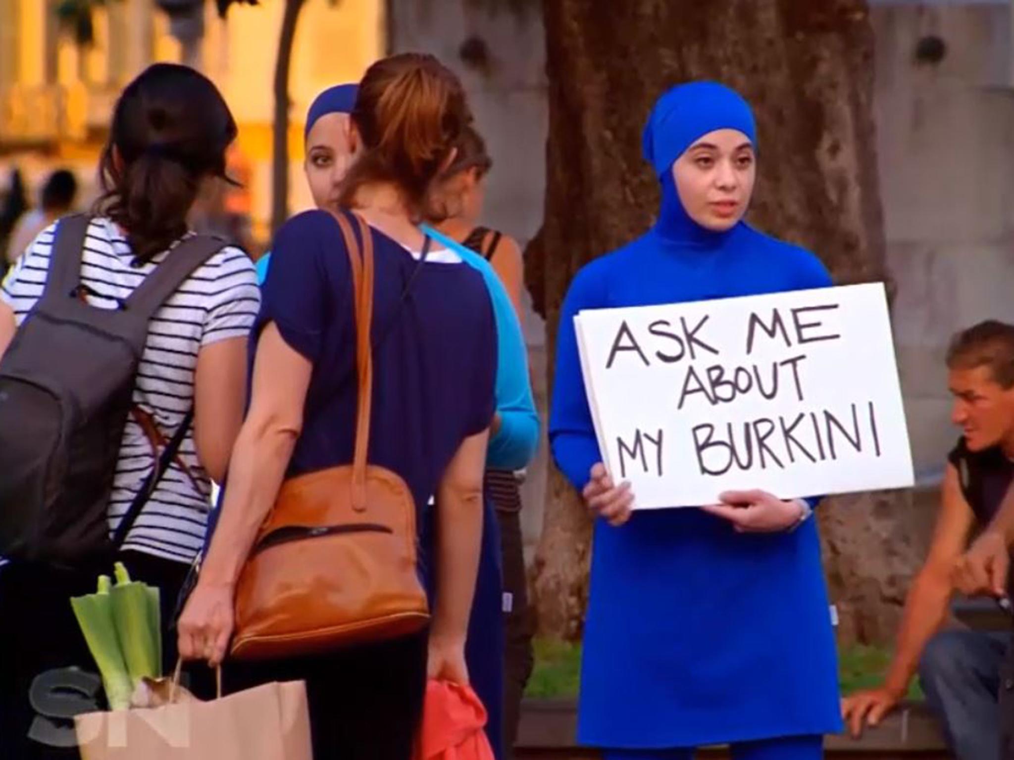 Zeynad Alshelh wanted to challenge preconceptions about women who wear the burkini