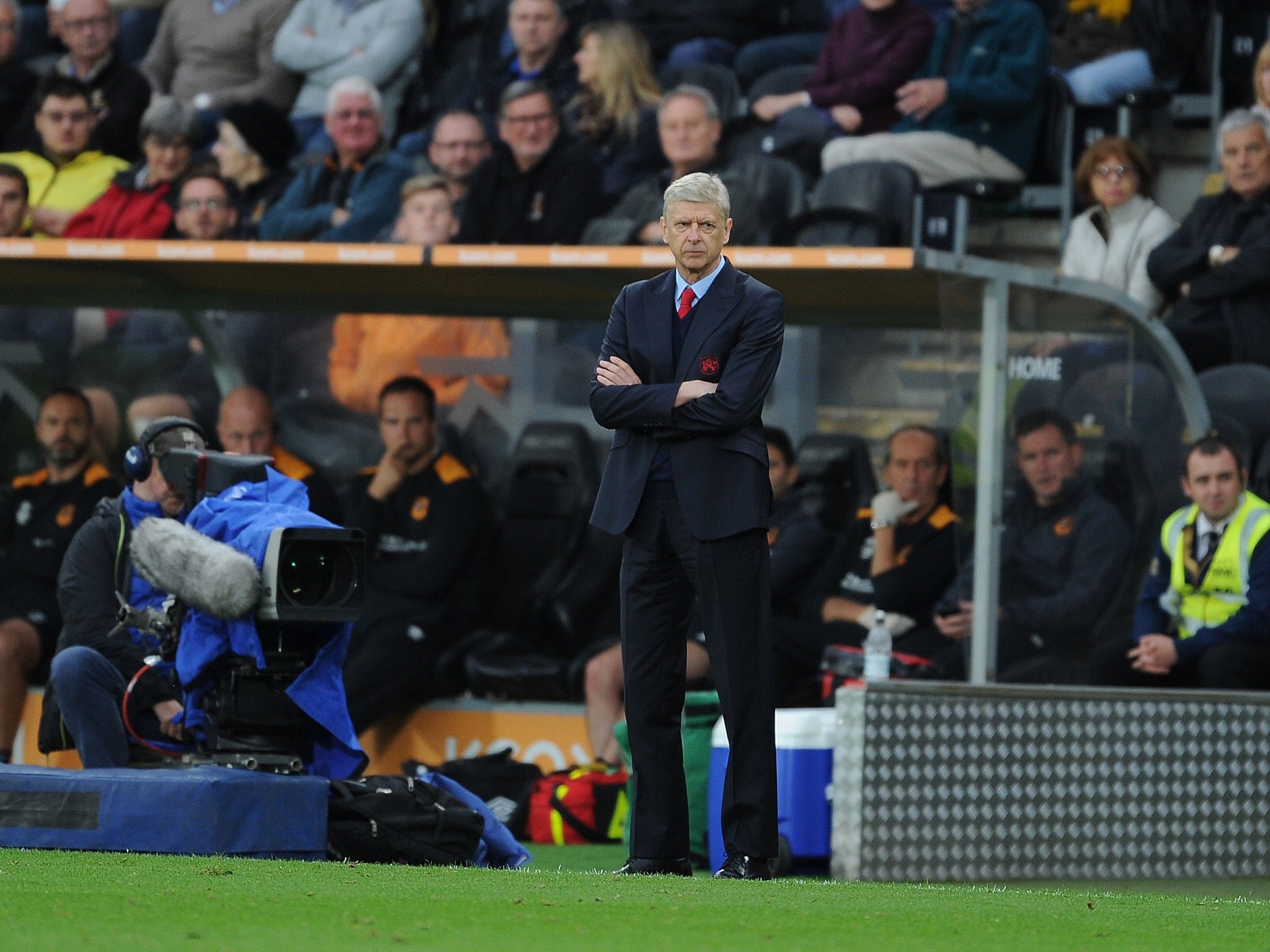 Arsene Wenger was pleased with what he saw at Hull