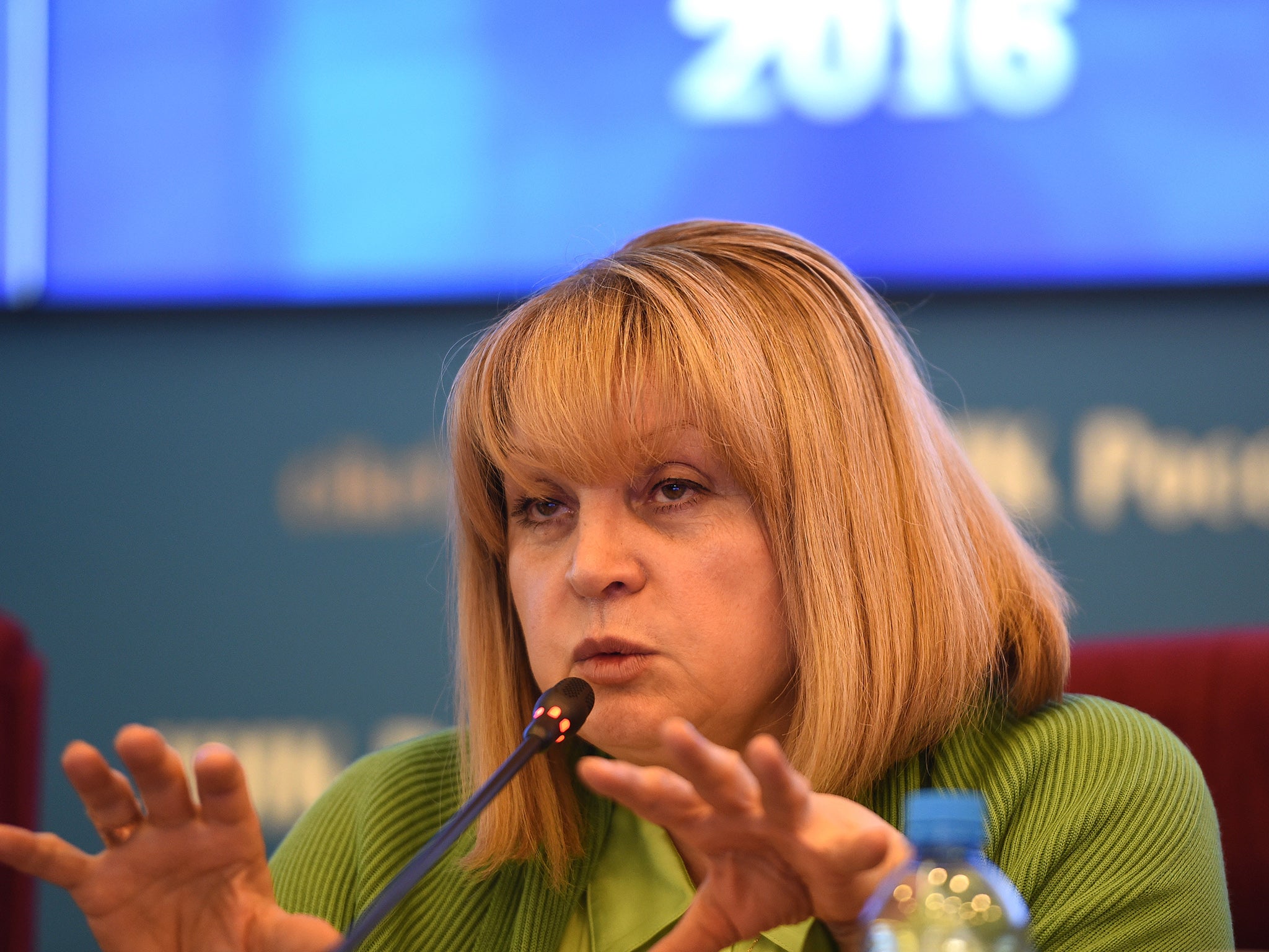 The head of Russia's Central Election Commission Ella Pamfilova said she did not see any reason to nullify the vote in any location but admitted the election 'wasn't sterile'