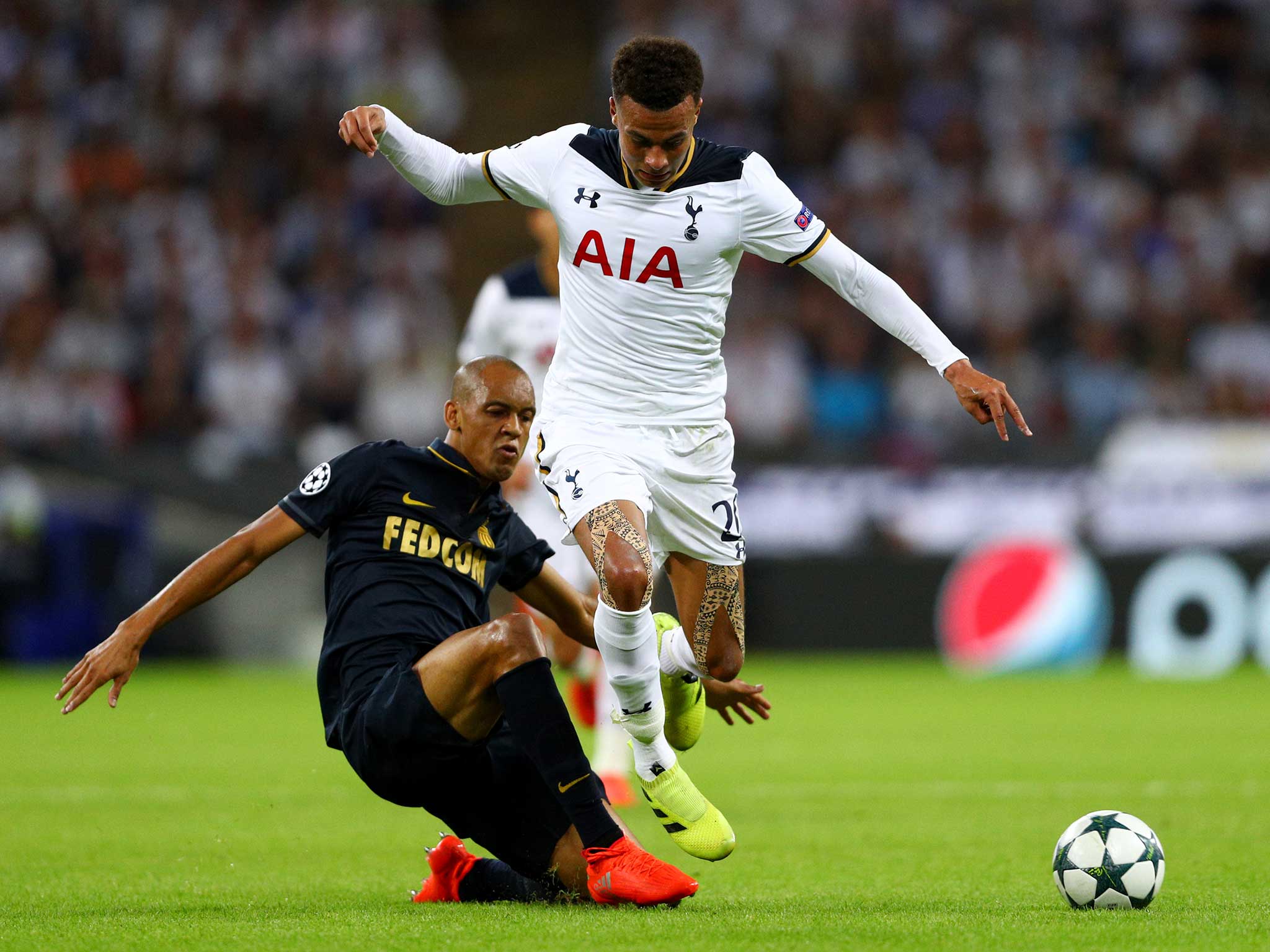 Dele Alli made his debut in the Champions League against Monaco this week