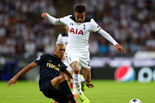Dele Alli made his debut in the Champions League against Monaco this week