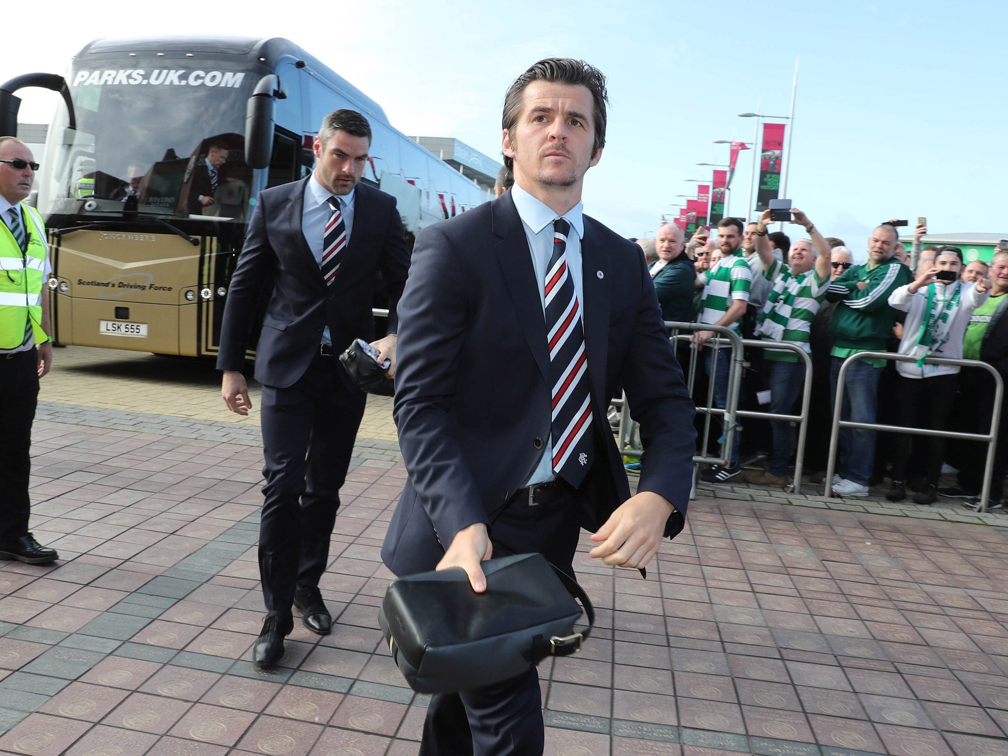 Joey Barton has been suspended by Rangers for three weeks