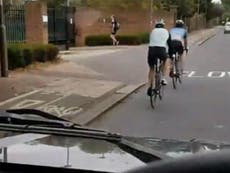 Video showing cyclists riding next to bike lane causes outrage