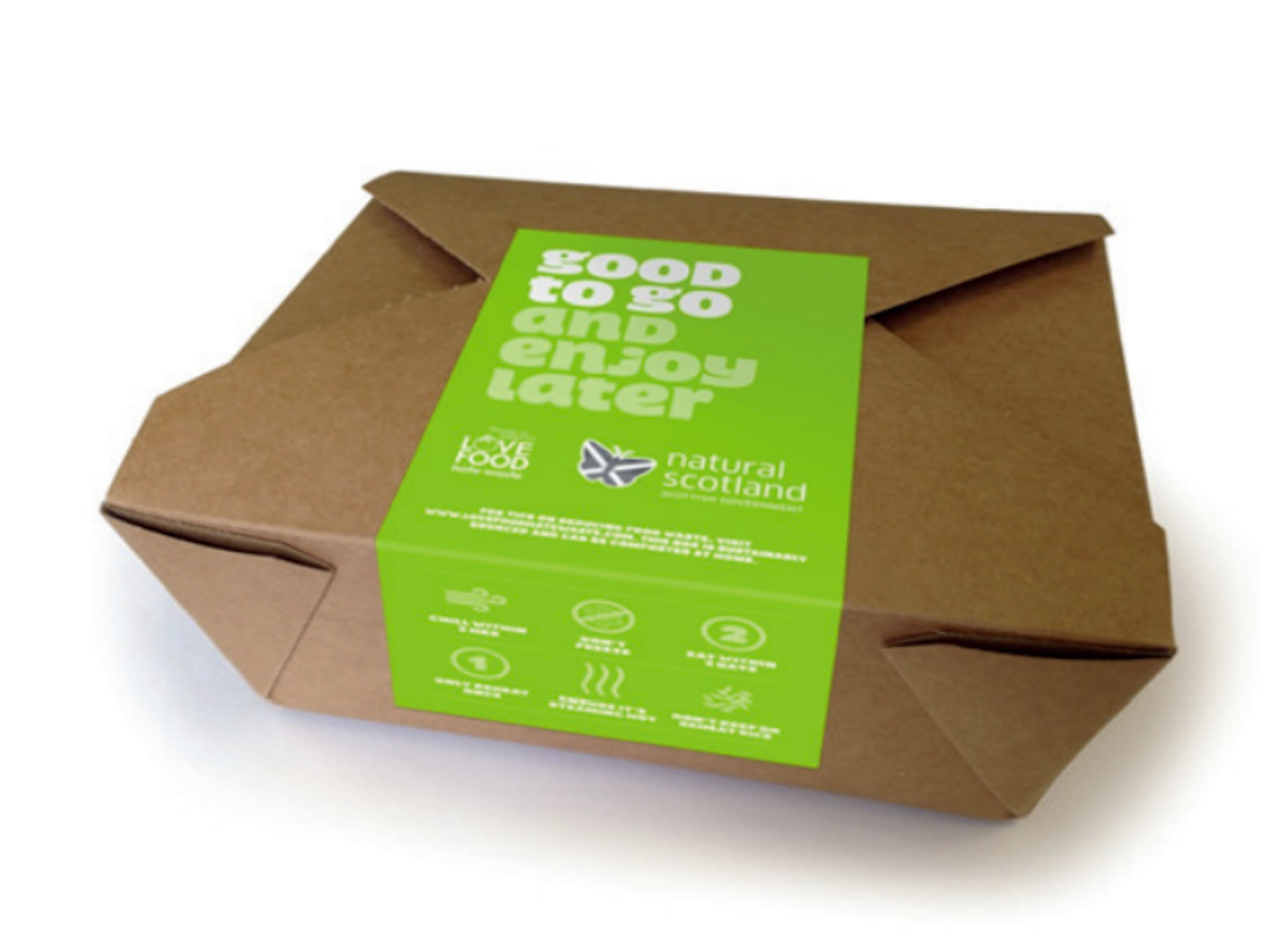 Good to Go introduced specially branded doggy bags to a selection of restaurants in Scotland, and delivered staff training and promotional materials to actively encourage diners to take home their leftovers.