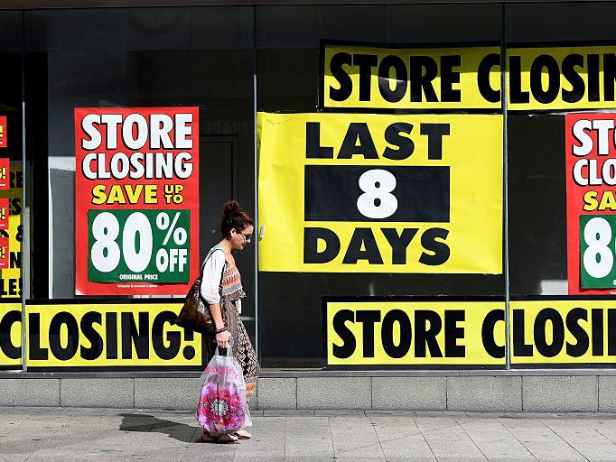 More than 12,000 firms collapsed in 2020, with retailers among the hardest to be hit