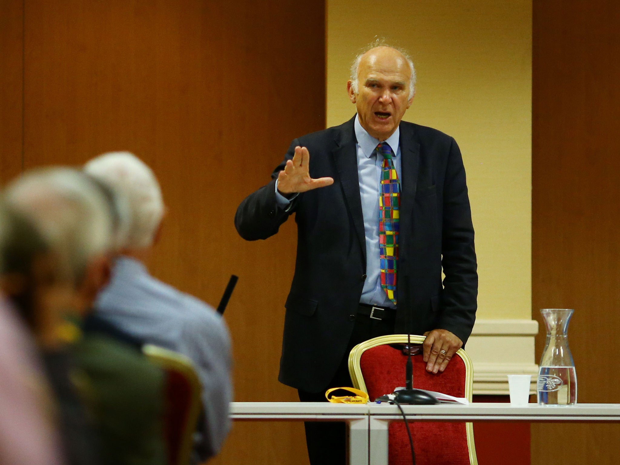 Sir Vince Cable warned that the ‘no deal’ scenario could deliver consequences like the ‘credit crunch’