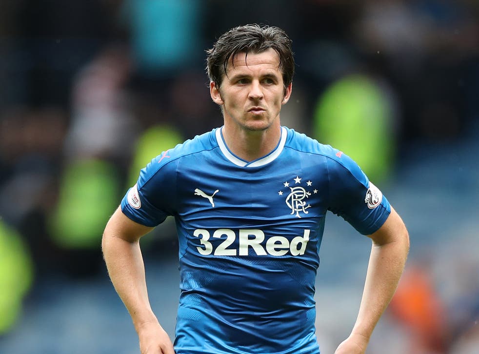 Barton in action during the recent Old Firm derby