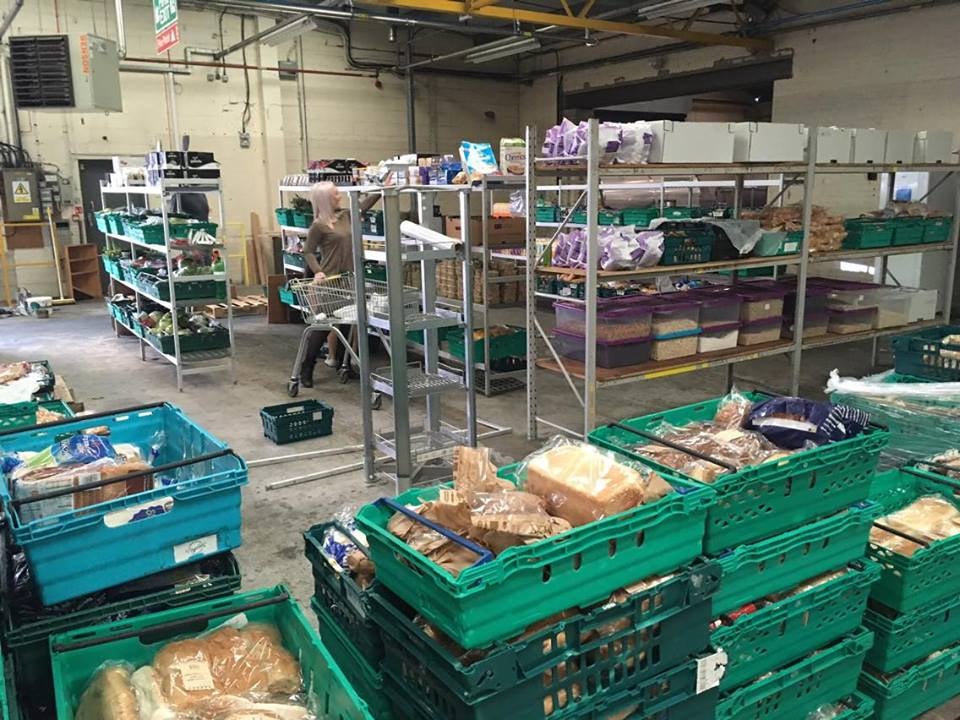 The food has been diverted from landfill after it was thrown out by supermarkets and other retailers