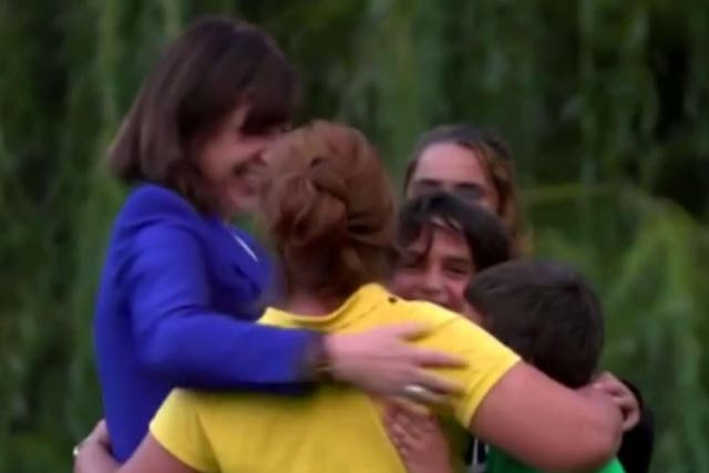 Lyse Doucet is reunited with the Sabbagh family