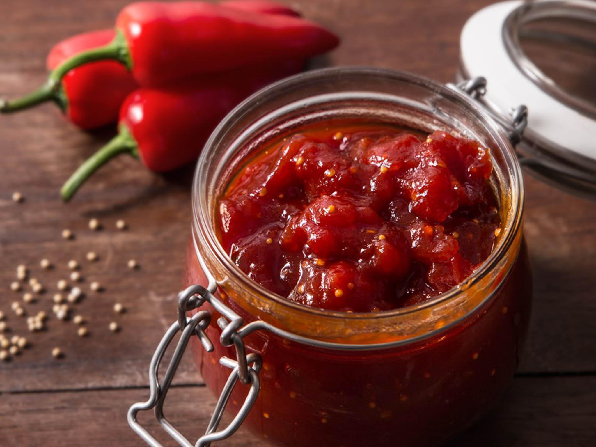 A deep, rich and lightly spiced chutney brightens cold cuts and cheeses