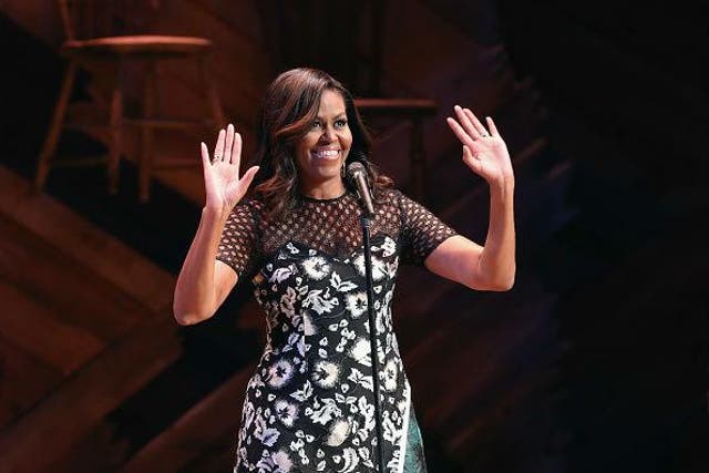 Ms Obama said she would continue to raise awareness and money for the rest of her life