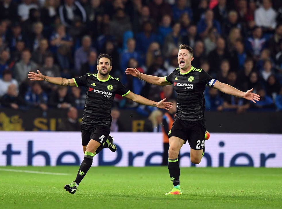 Cesc Fabregas proved to be the difference at the King Power Stadium