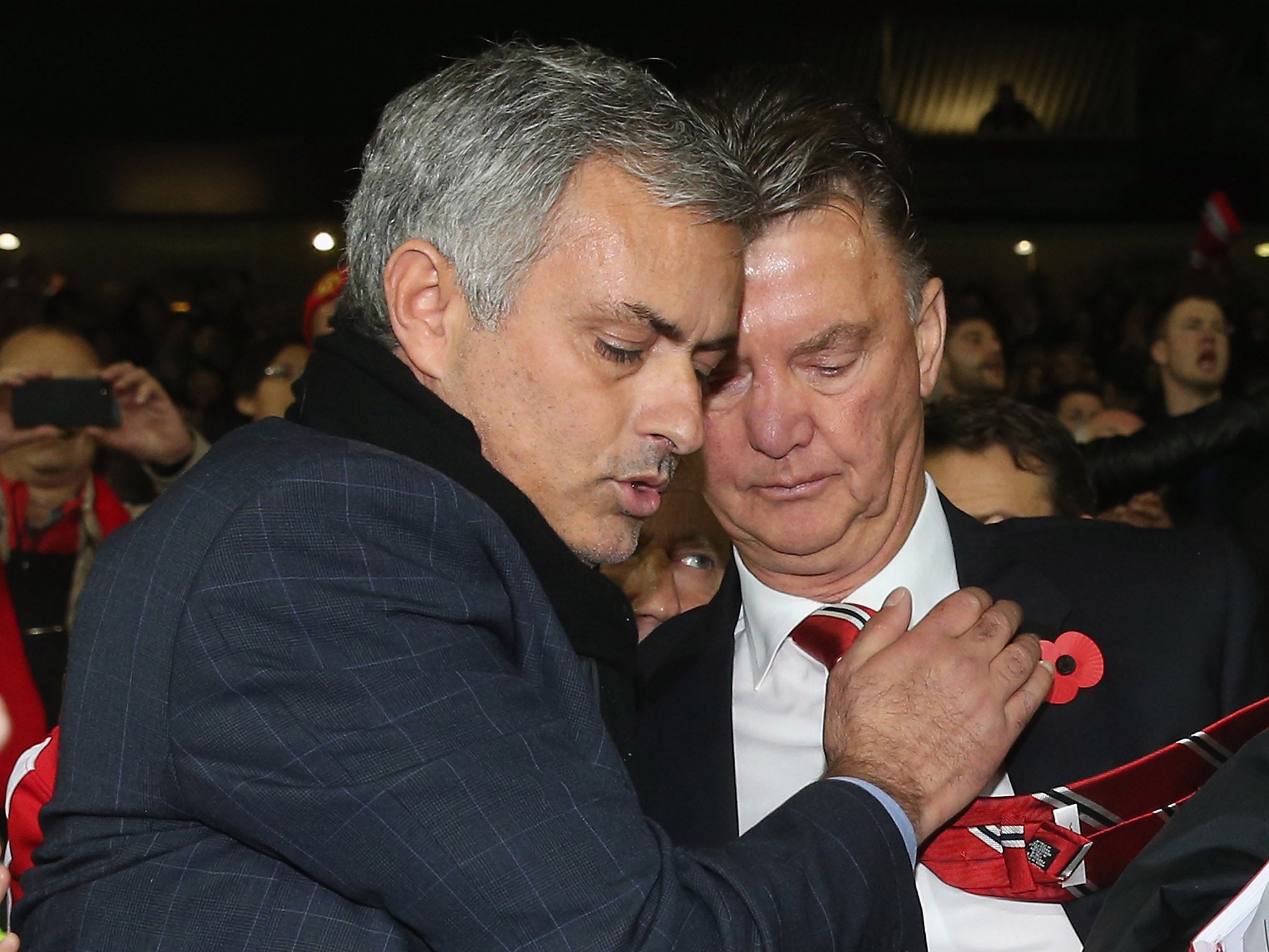 Jose Mourinho wants his players to do the opposite of what Louis van Gaal taught them