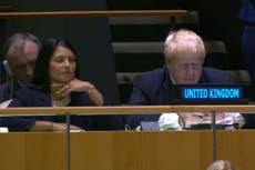 Read more

Boris accused of 'playing on his phone' during May speech at UN