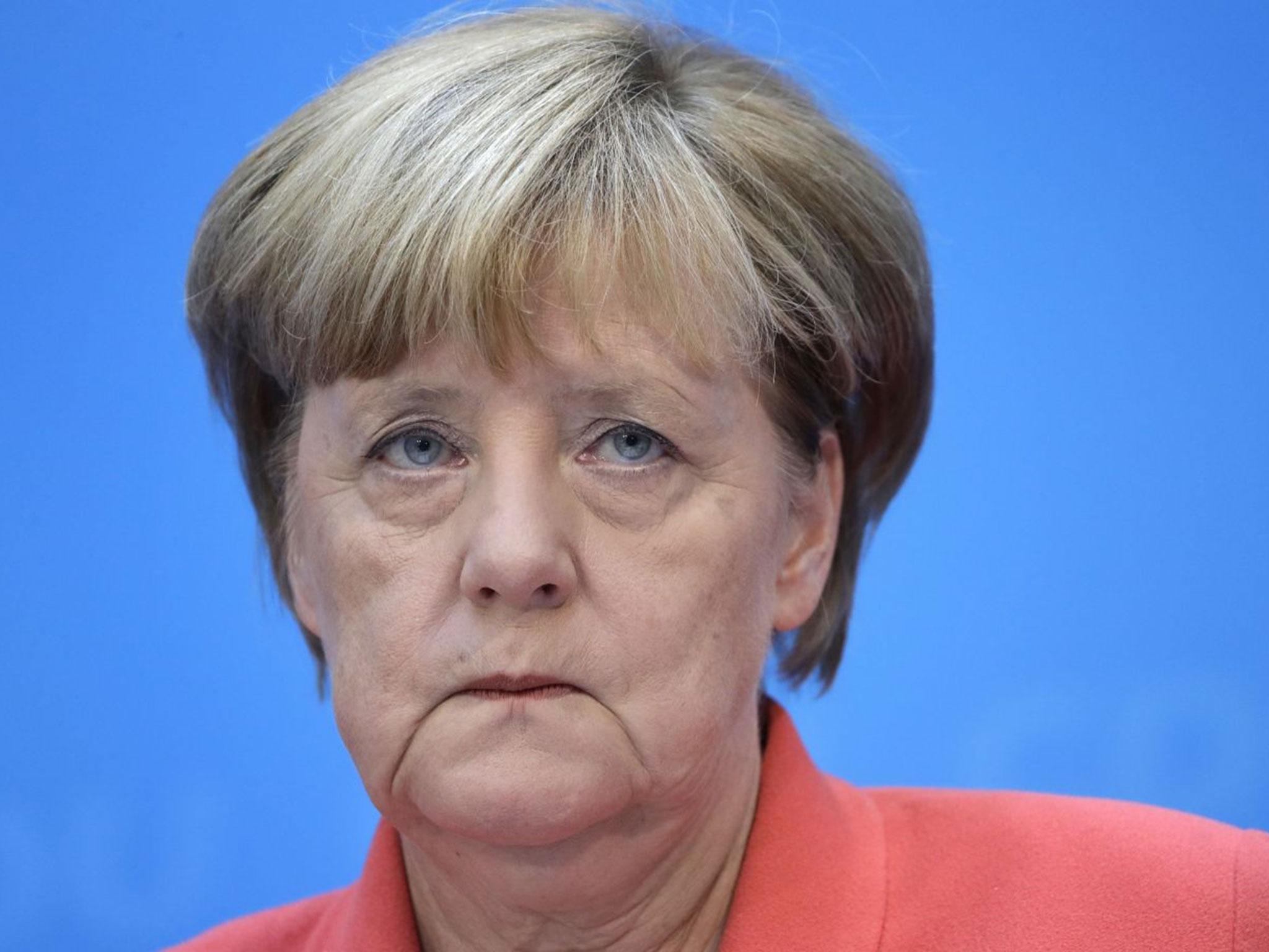 German Chancellor and Chairwoman of the German Christian Democratic Party (CDU), Angela Merkel, attends a press conference in Berlin, Germany, Monday, 19 September, 2016, the day after her party endured a second setback in a state election in two weeks