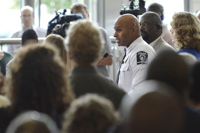 Charlotte-Mecklenburg Police Chief Kerr Putney said the victim had been armed