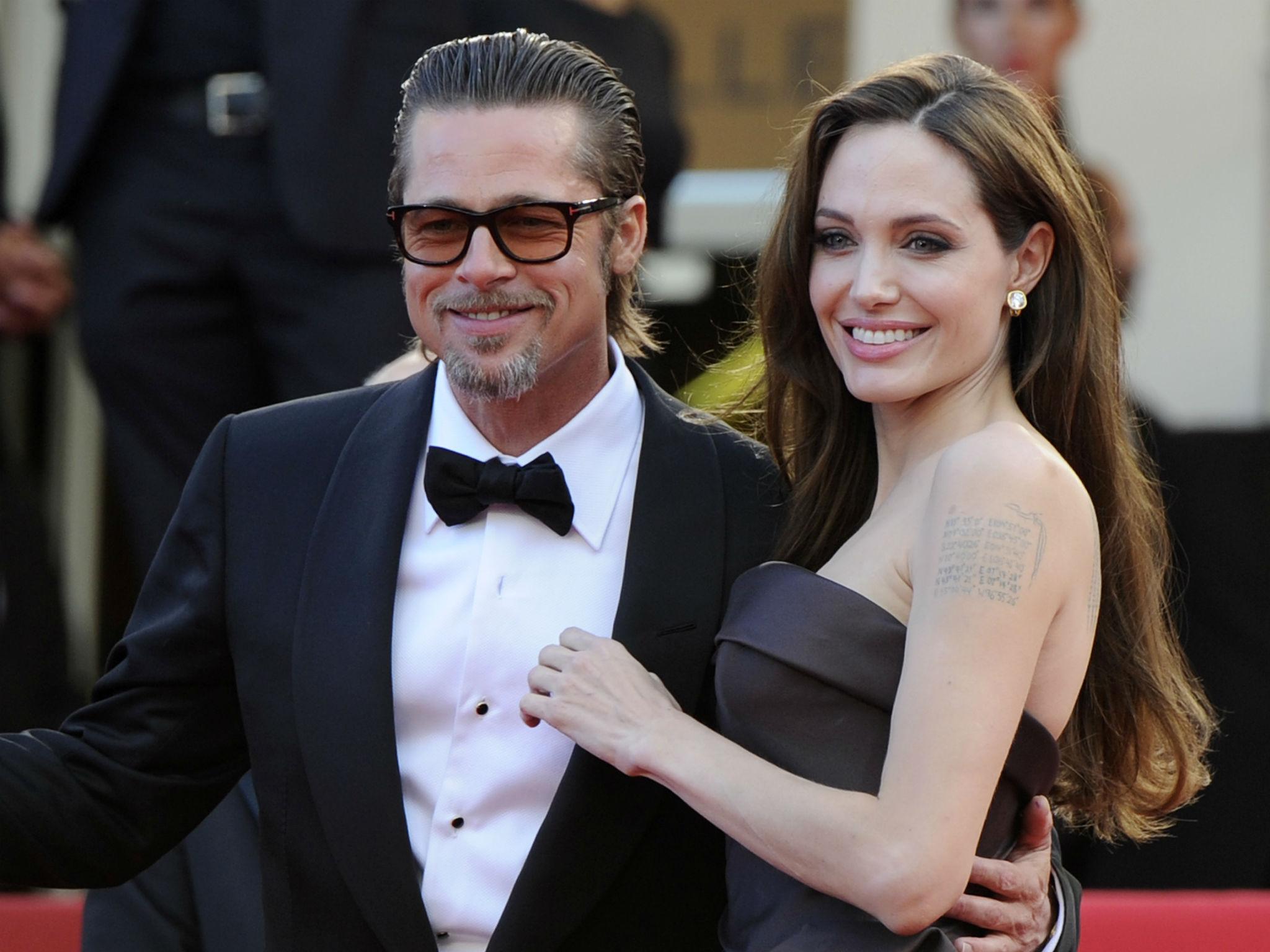 Brad Pitt and Angelina Jolie in 2011