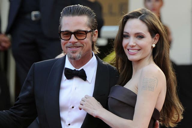 Brad Pitt and Angelina Jolie in 2011