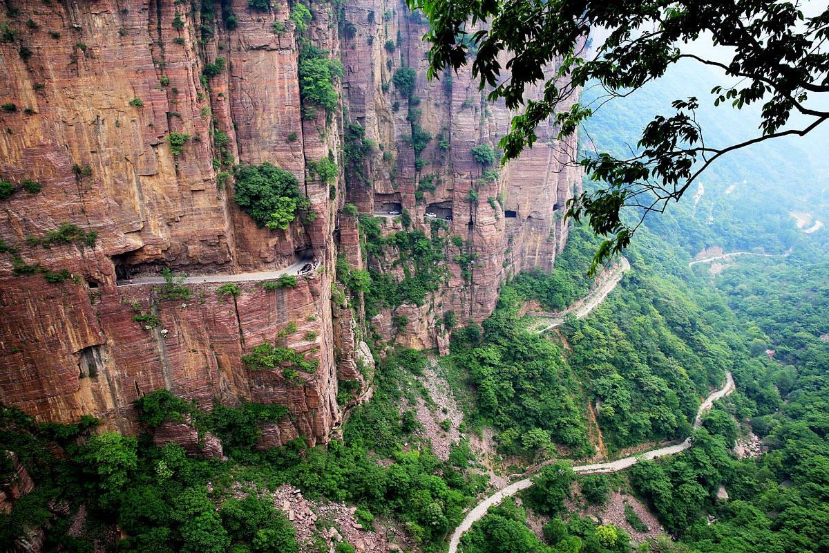 The Guoliang Tunnel was hand-dug by local villagers in the Seventies