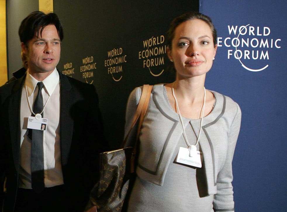 Davos has its fair share of celebrity attendees, such as Brad and Angelina Jolie-Pitt in 2016