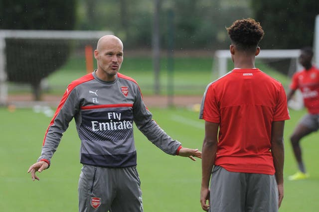 Freddie Ljungberg is now a coach of the youth team at Arsenal