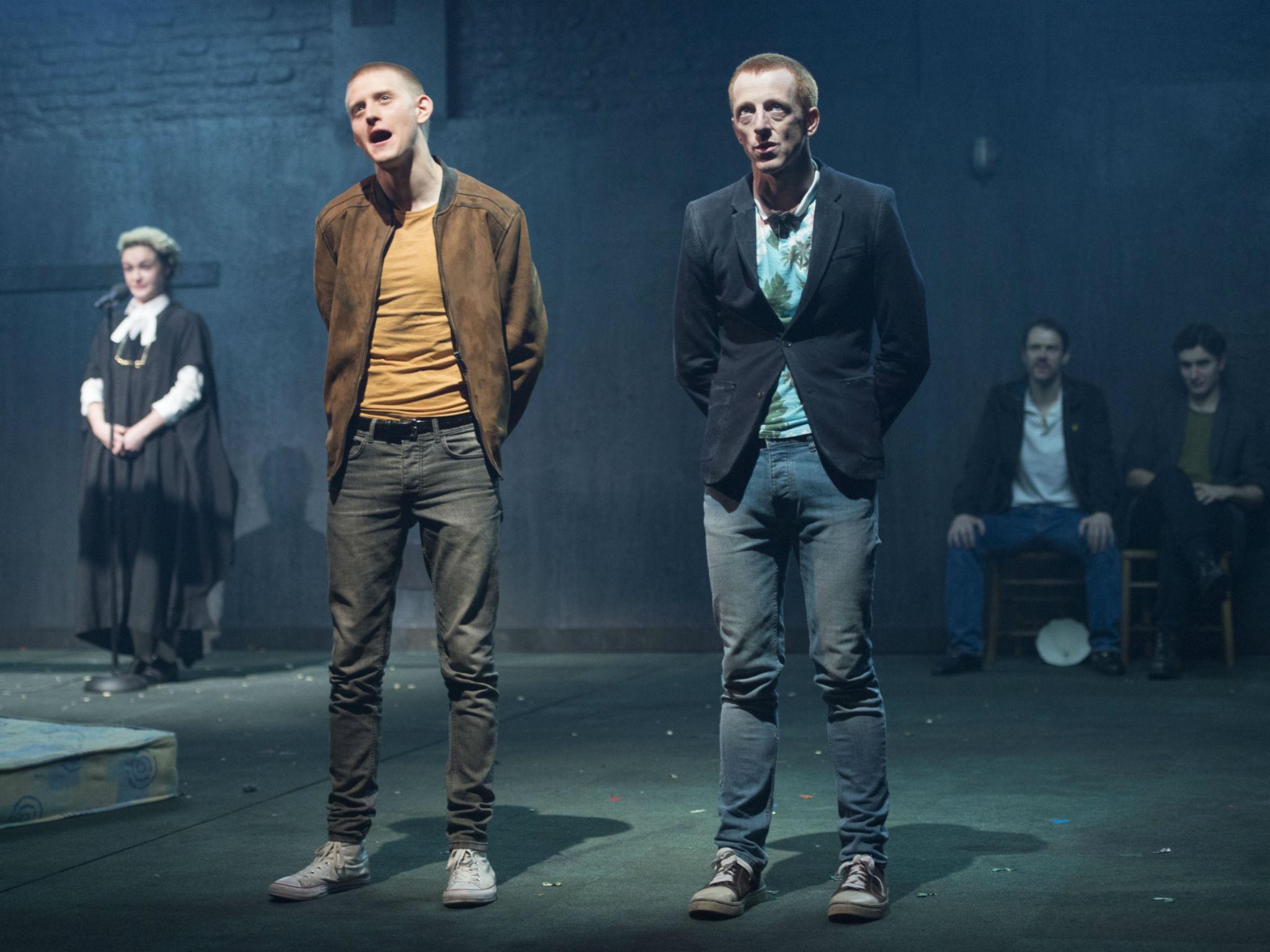 Lorn Macdonald (left) as Mark Renton and Gavin Jon Wright as Spud