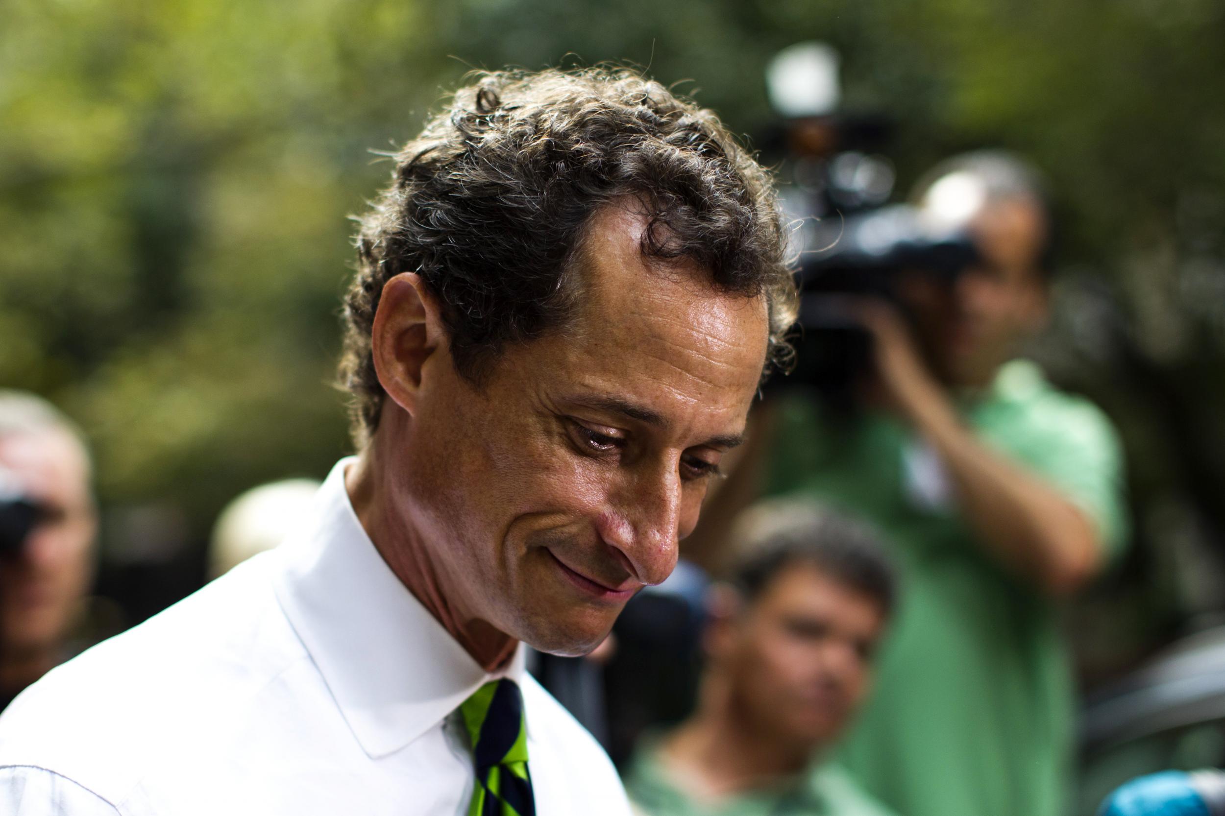 Anthony Weiner was forced to drop out of the race for New York mayor in 2013 when sexting allegations resurfaced