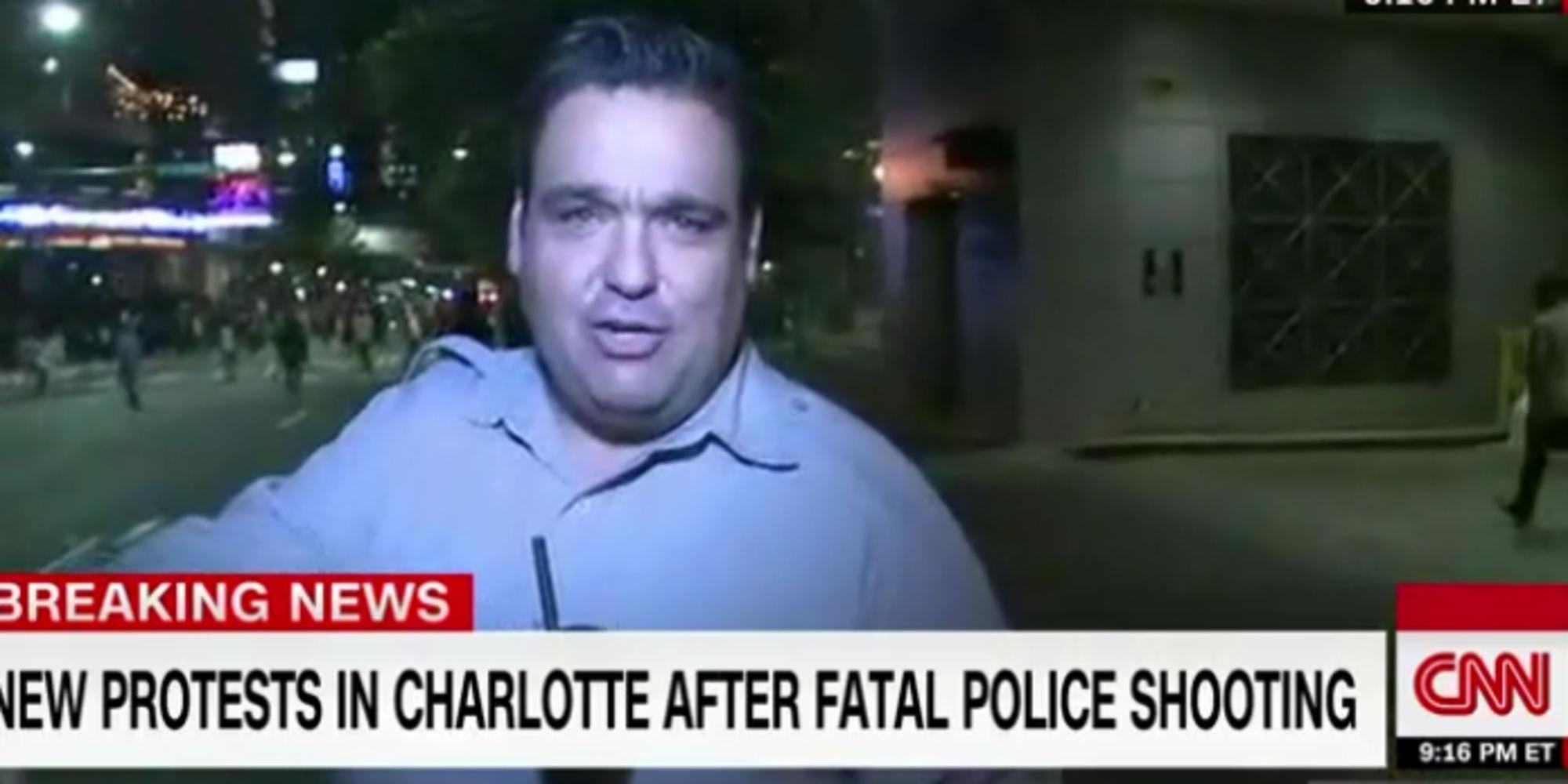 The reporter said his attacker had later apologised