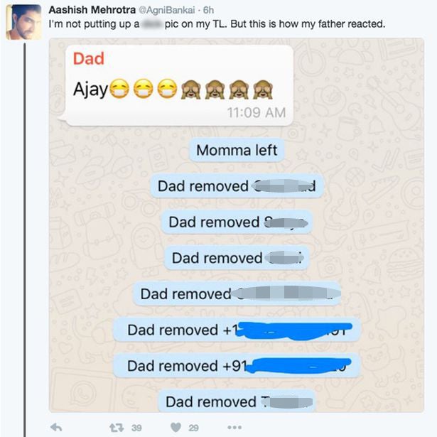 The Worst Thing That Can Happen On A Family Whatsapp Group Happened Indy100 A group of 2 or more people who live together and/or are related by blood or marriage. the worst thing that can happen on a
