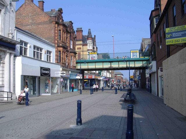 South Shields, where the stickers have been appearing