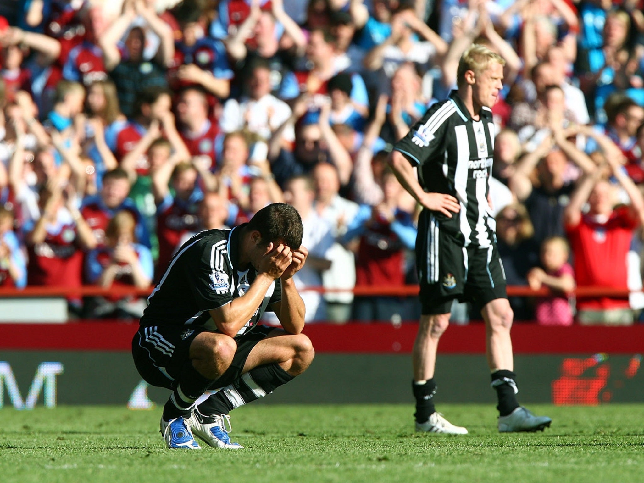 Newcastle were relegated on the final day of the season