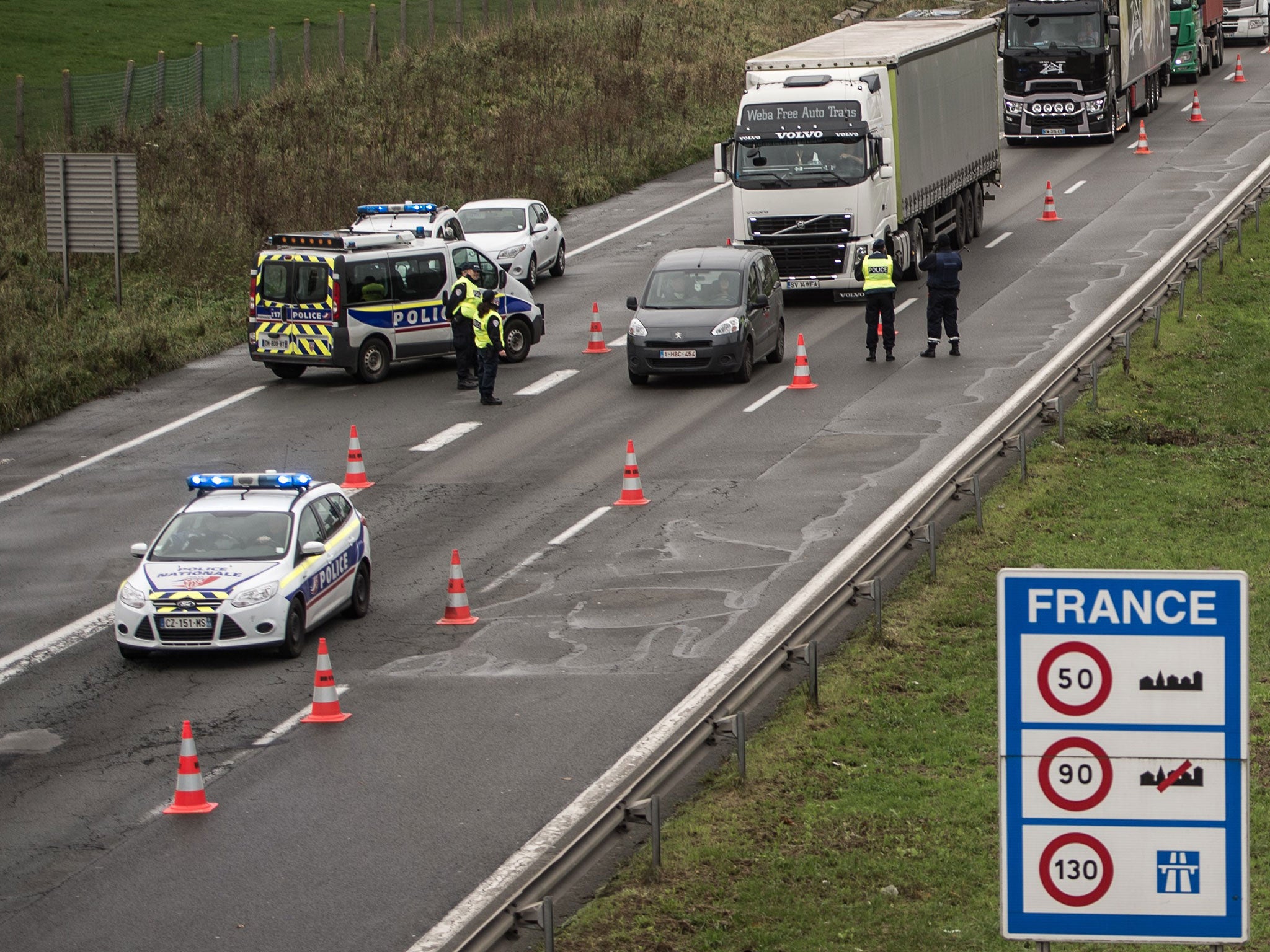 Belgium and France have re-established border controls since the Paris attacks