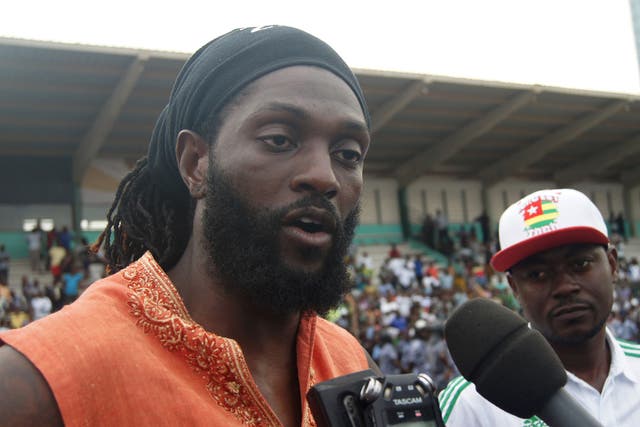 Emmanuel Adebayor is without a club after his Crystal Palace release