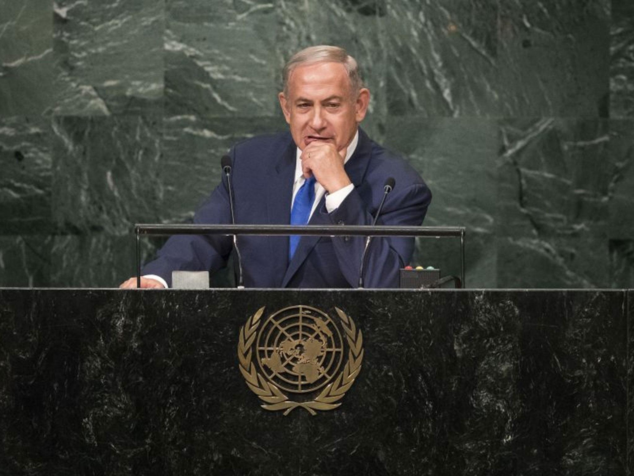 Israeli Prime Minister Benjamin Netanyahu said the draft resolution should be vetoed