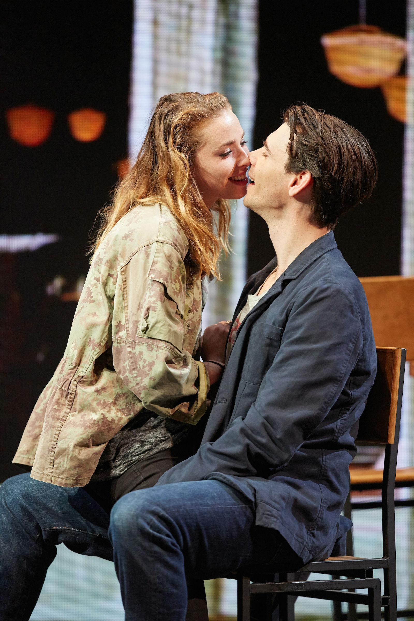 &#13;
Freya Mavor (Annie) and Harry Lloyd (Jack) in Good Canary &#13;