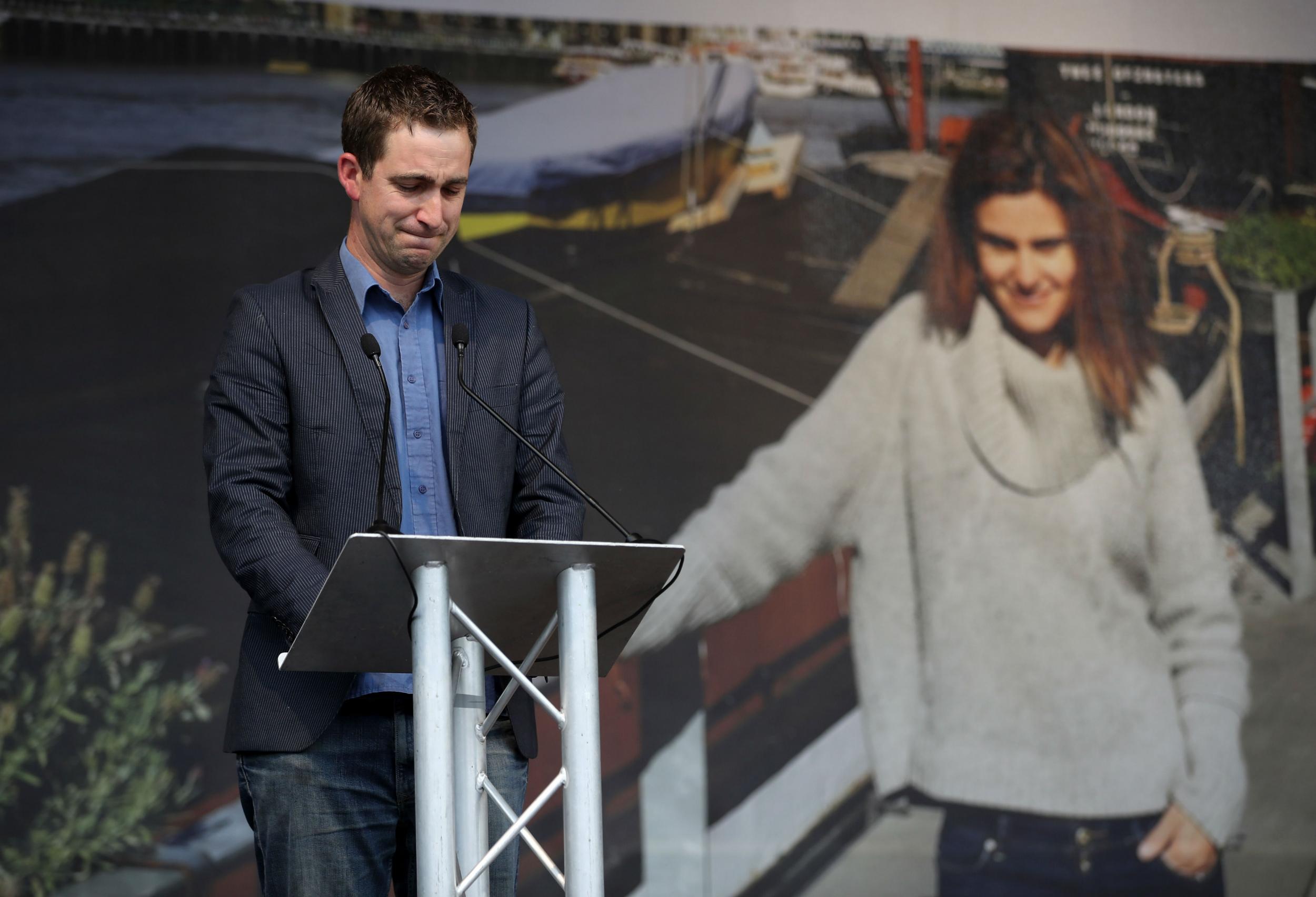 Husband Brendan Cox paying tribute to the mother-of-two Getty